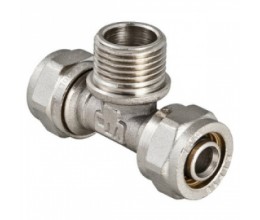 Тройник комбинированный PEX Ø20мм x 3/4