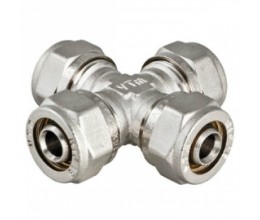 Крестовина PEX Ø20x16x20x16мм