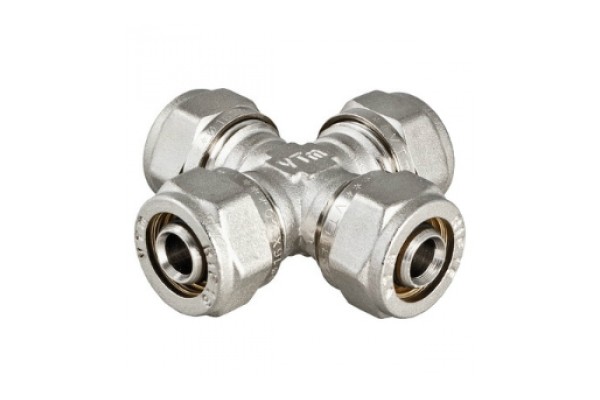 Крестовина PEX Ø20x16x20x16мм