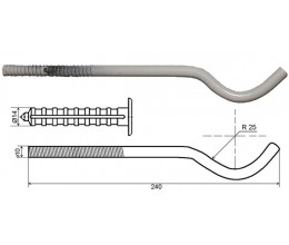 Кронштейн для радиатора 240mm