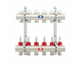 Коллектор с расходомерами на 9 выхода 3/4 ITAP