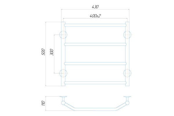 ТРАПЕЦИЯ P4 400×500