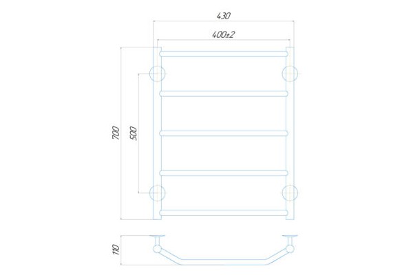 ТРАПЕЦИЯ P5 400×700