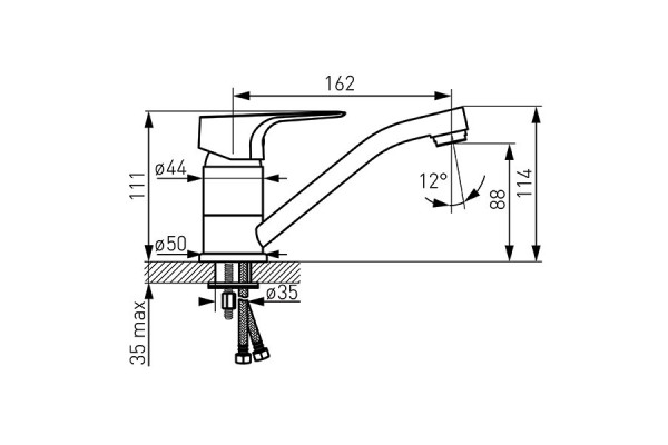 Смеситель Ferro BTG2AVL