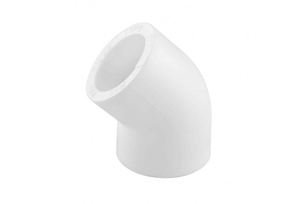 Уголок PPR 45° FF Ø25 мм