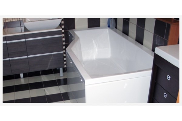 Угловая Акриловая ванна Noa 1700*900/700 R