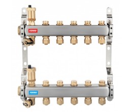Коллектор с расходомерами FERRO SN-RO02S 1 на 10 выхода