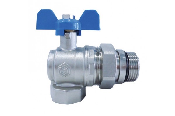 Металлический угловой кран HIDRA FI-FE 1