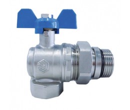 Металлический угловой кран HIDRA FI-FE 1/2