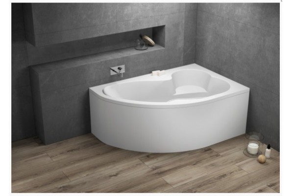 Угловая Акриловая ванна MEGA 1600*1050 мм R