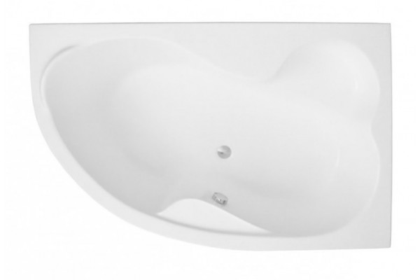 Угловая Акриловая ванна MEGA 1600*1050 мм R