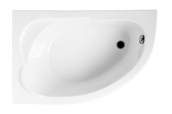 Угловая Акриловая ванна STANDARD 1300*850 мм L
