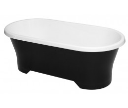 Овальная Акриловая ванна AMONA NERO 1500*750 мм