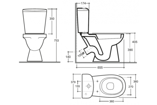 КЕРАМИН compact  LAGO - K 3/6 L