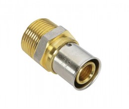 Муфта комбинированная под пресс M 20 x 3/4