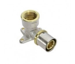 Угол настенный с креплениями комбинированная под пресс F 16 x 1/2