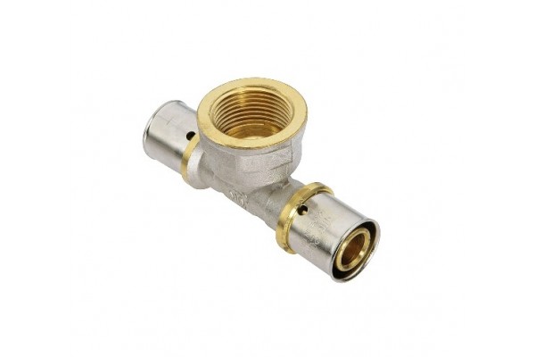 Тройник комбинированный  под пресс F 16x1/2x16