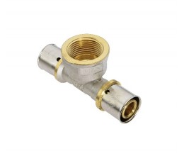 Тройник комбинированный  под пресс F 20x1/2x20