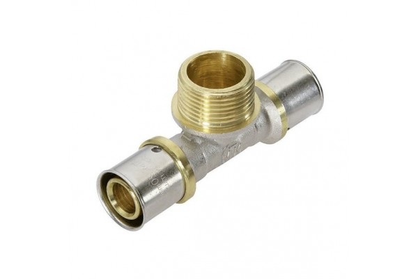 Тройник комбинированный  под пресс M 16x1/2x16