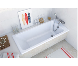 Прямоугольная Акриловая ванна Cersanit Blissa 1700*700 мм