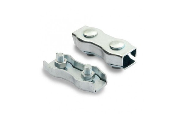 Зажим двойной 3 мм INOX