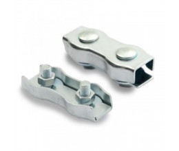 Зажим двойной 5 мм INOX