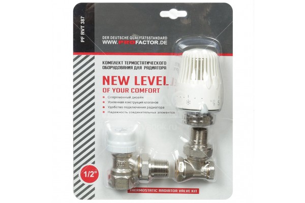 Кран радиаторный ProFactor PF RVT 387 1/2