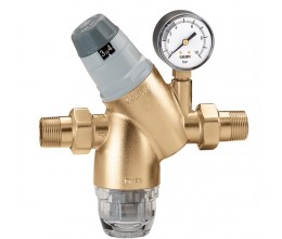 Редуктор давления с манометром  CALEFFI PN 25  3/4