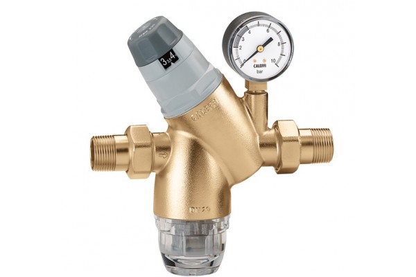Редуктор давления с манометром  CALEFFI PN 25  1