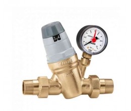 Редуктор давления с манометром  CALEFFI PN 25 - 1/2
