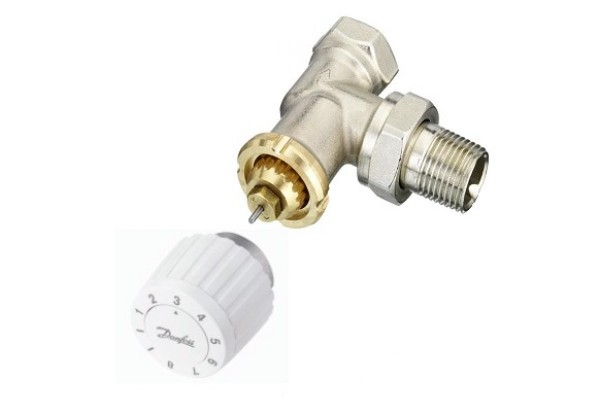 Danfoss RTL FJVR-FJVR15  Угловое