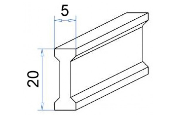 Решетка Алюминиевая Techno PPA 200-800/С (Серебристая)