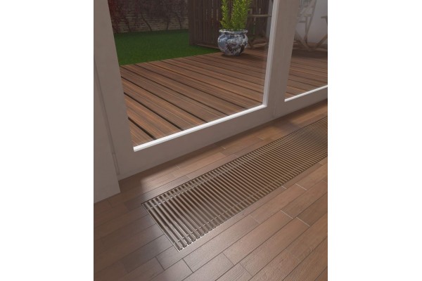 Решетка Алюминиевая Techno PPA 200-1200/С (Коньячный)