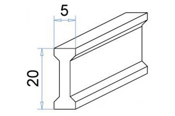 Решетка Алюминиевая Techno PPA 250-1200/С (Золотистый)