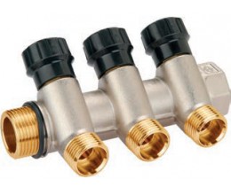 Коллектор для водоснабжения Bugatti 1*1/2 на 3 выхода