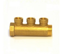Коллектор для водоснабжения BIANCHI 1*1/2 FI на 3 выхода