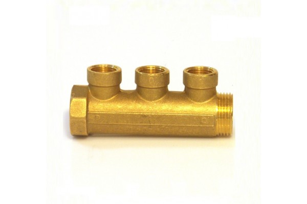 Коллектор для водоснабжения BIANCHI 1*1/2 FI на 3 выхода