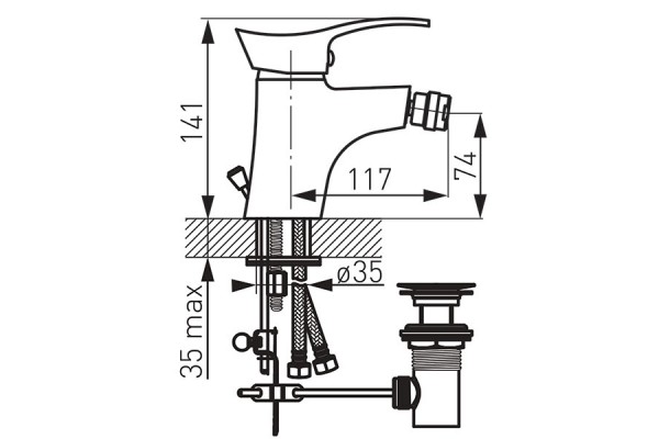 Смеситель FERRO BTP 6