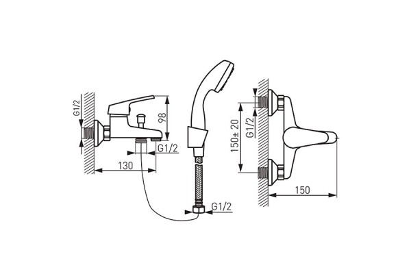 Смеситель FERRO SMILE BSM11