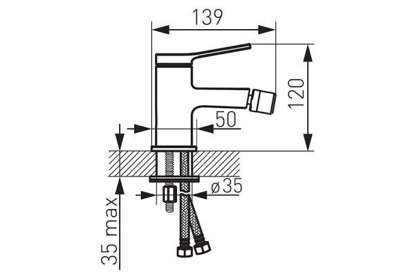 Смеситель FERRO STRATOS BSC6