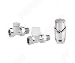 Комплект с термоголовкой FERRO 1/2″ ZTM30CR