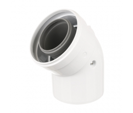 Угол для дымохода 45° Ø60/100