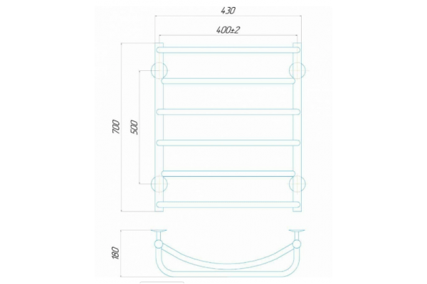 Аквамикс П6 400x700