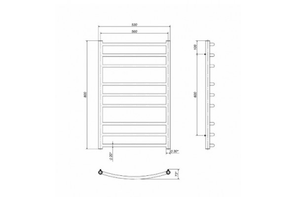 Классик Элит П9 500x800 Э правое