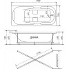 Ванна Triton Диана 1700*750 mm  Экстра