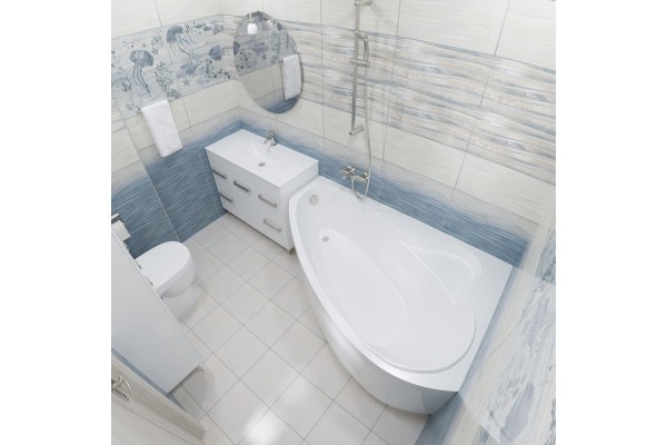 Ванна Triton Пеарл- Шелл 1600*1040 mm  L