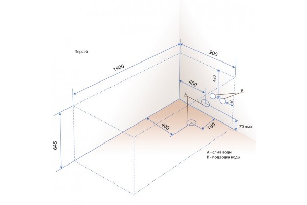 Ванна Triton Персей 1900*900 mm