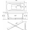 Ванна Triton Кэт 1500*700 mm