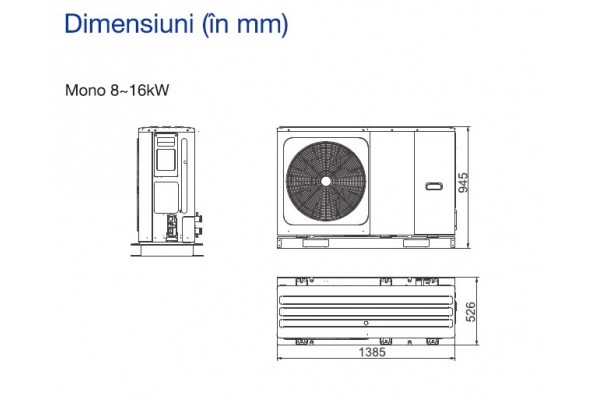 Monobloc HYUNDAI HYHC-V12W/D2N8-BE30HYHC